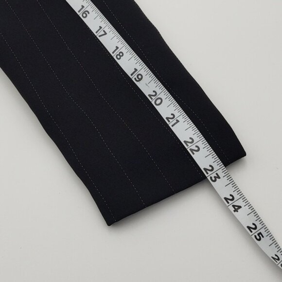 Tahari ASL Blazer Suit Jacket Separates Pinstripe Black White Career Academia 2P - Picture 7 of 8